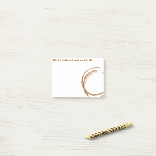 Coffee-to-do Post-it® notes (Op bureau)