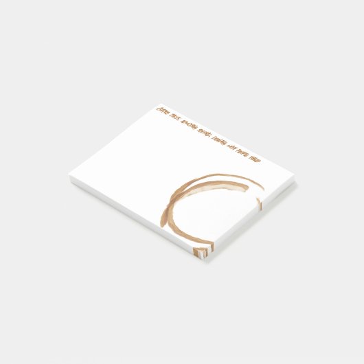 Coffee-to-do Post-it® notes (Schuin)