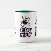 Coffee to Go Combo Mok – Aangepaste keramische bek (Midden)