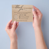 Coffee Tone Online Winkel Kleine Bedrijf Dank je Flyer (Hand)