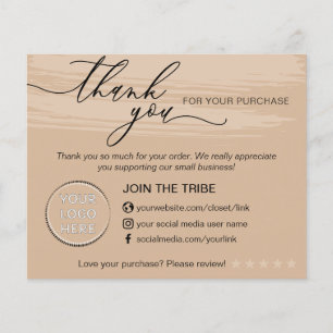 Coffee Tone Online Winkel Kleine Bedrijf Dank je Flyer