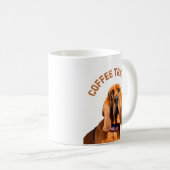 Coffee Tracker Hound Dog Koffiemok (Voorkant rechts)
