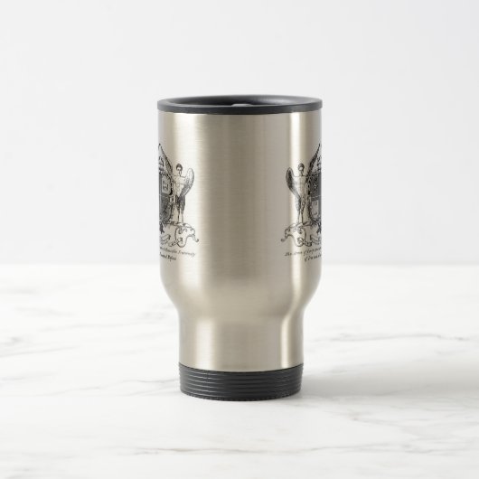 Coffee Travel Mug-Masonic Freemason Mason Masonry Reisbeker (Center)