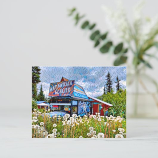 Coffee Truck Briefkaart (Staand voorkant)