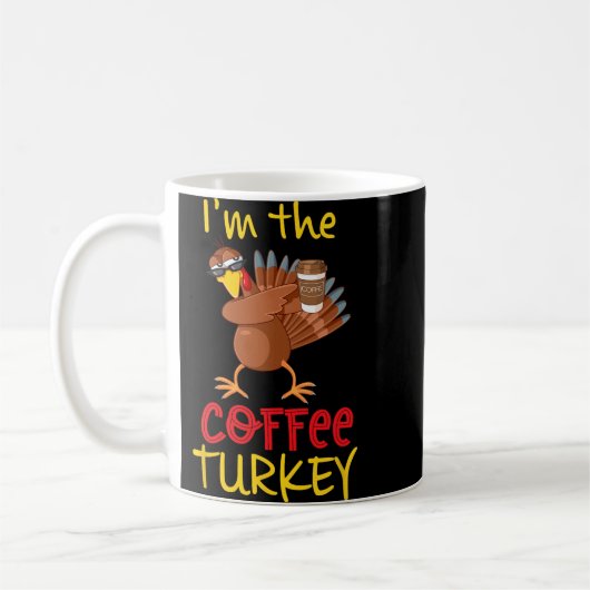 Coffee Turkey Matching Family Group Thanksgiving P Koffiemok (Links)