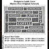 Coffee Typography Rustic Burlap Word FC5 Decoupage Tissuepapier