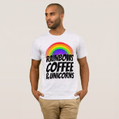 COFFEE UNICORN T-Shirts (Voorkant volledig)