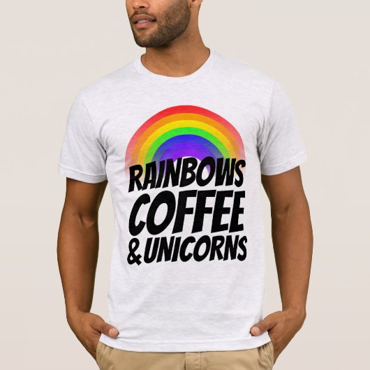 COFFEE UNICORN T-Shirts (Voorkant)