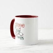 Coffee Until Wine Mug - Then The Plot Thickens Mok (Voorkant links)