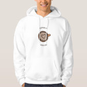 Coffee Up, Oven On – Rustic Coffee & Baking Hoodie (Voorkant)