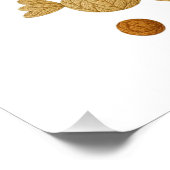 Coffee Valentine Day Love Knitted Hearts Hugs Perfect Poster (Hoek)