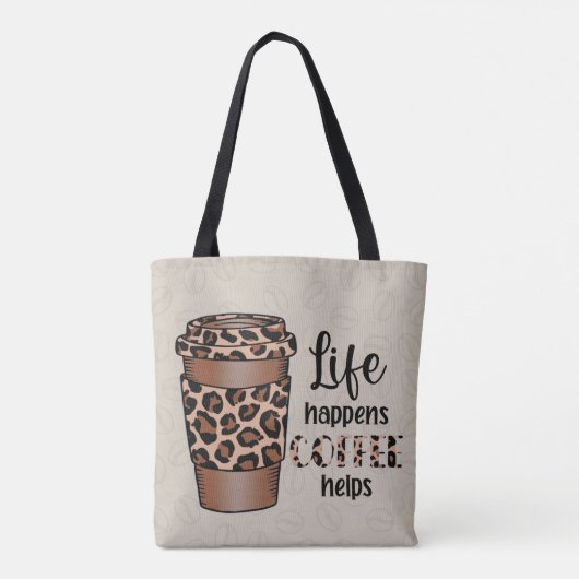 Coffee Vibe Tas (Achterkant)