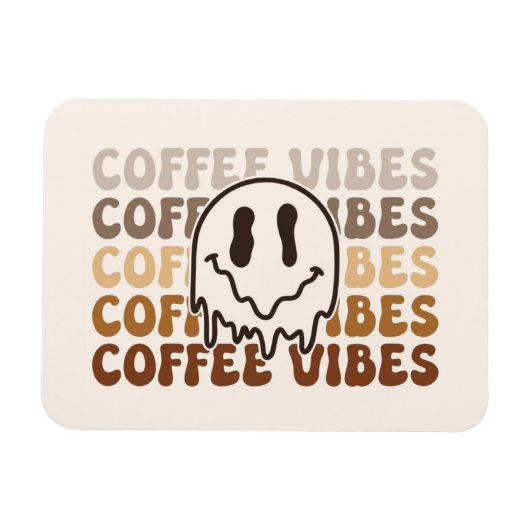 Coffee Vibes Magneet (Horizontaal)