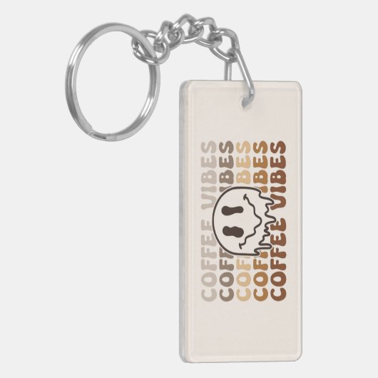 Coffee Vibes Sleutelhanger (Voorkant Links)