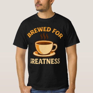 Coffee Vibes T-Shirt – Gebrouwen Stijl voor Cafeïn