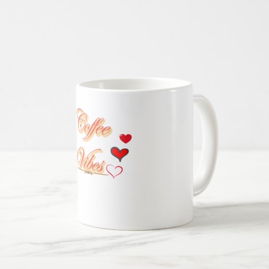 Coffee Vibes: tekstuele rust Koffiemok (Voorkant rechts)