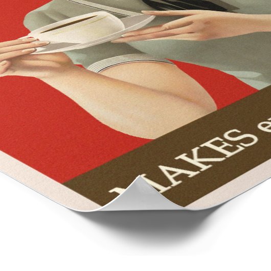 Coffee Vintage Advertisement Poster (Hoek)