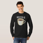 Coffee Vitamin C Cafe Beverage Caffeine Coffee Dri T-shirt (Voorkant volledig)