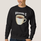 Coffee Vitamin C Cafe Beverage Caffeine Coffee Dri Trui (Voorkant)