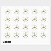 Coffee Voelt Als Thuis Latte Art Sticker (Vel)