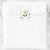 Coffee Voelt Als Thuis Latte Art Sticker (Tas)
