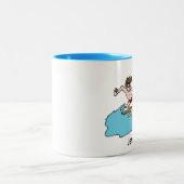 Coffee voor aangepaste surfers - Mok voor thee (Center)