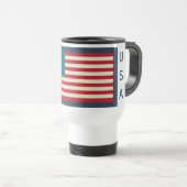 Coffee voor Amerikaanse vlag Reisbeker (Voorkant rechts)