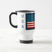 Coffee voor Amerikaanse vlag Reisbeker (Links)