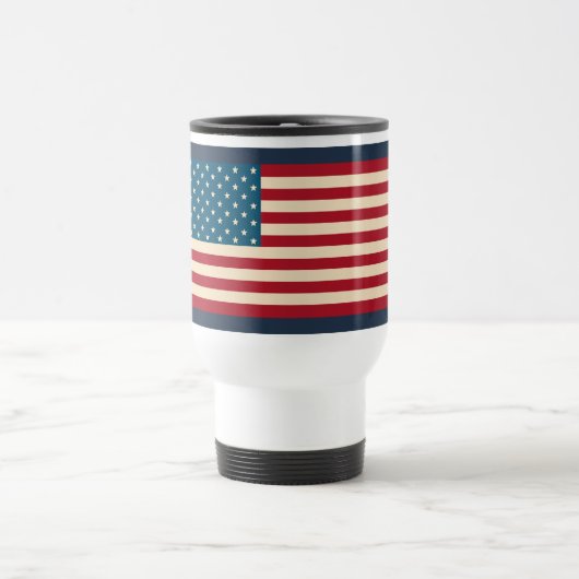 Coffee voor Amerikaanse vlag Reisbeker (Center)