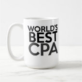 Coffee voor CPA - Beste Mok van de Koffie van de C (Links)