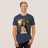 COFFEE VREUGDE Tri-Blend SHIRT (Voorkant volledig)