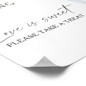 Coffee vrijgezellenfeest Love is Sweet Neem een tr Poster (Hoek)