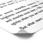 "COFFEE W SANTA"-RECLAME VOOR HET AANGEPASTE POSTE POSTER (Hoek)