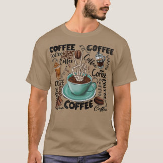 Coffee Western Coffee Skeleton Hand Coffee Lovers T-shirt