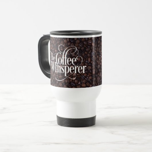 Coffee Whisperer Reisbeker (Voorkant links)