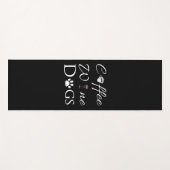 Coffee Wine Dogs Yoga Mat (Voorkant (horizontaal))