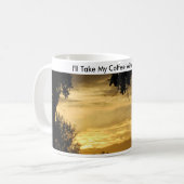 Coffee With A Sunset - Koffiemok (Voorkant links)