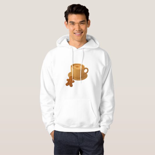 Coffee with Gingerbread Cookie  Hoodie (Voorkant volledig)