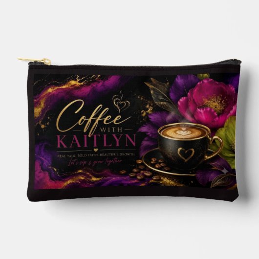 Coffee With Kaitlyn Kleine Pouch Etui (Voorkant)