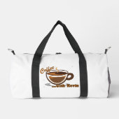 Coffee with Kevin Branded Duffel Bag Plunjezak (Voorkant)