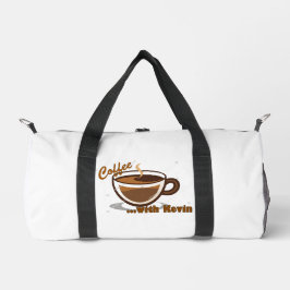 Coffee with Kevin Branded Duffel Bag Plunjezak