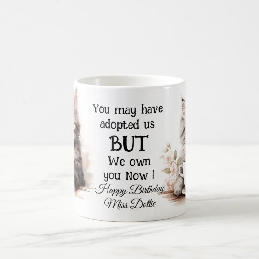 Coffee with my Cat  Koffiemok (Center)