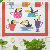Coffee with Toucans Theedoek (Gevouwen)