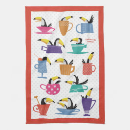 Coffee with Toucans Theedoek