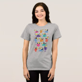 Coffee with Toucans Tri-Blend Shirt (Voorkant volledig)