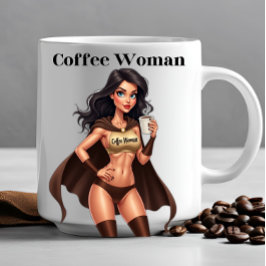 COFFEE WOMAN PAUZE TIJD Funny Novelty Kantoor Gift Koffiemok