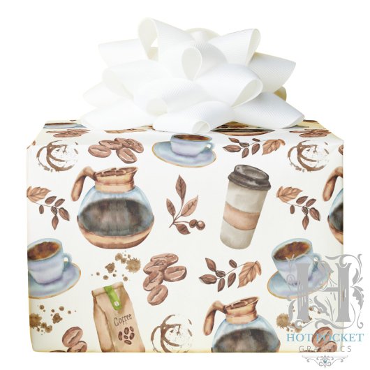 Coffee Wrapping Paper Cadeaupapier