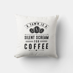 Coffee Yawn Kussen