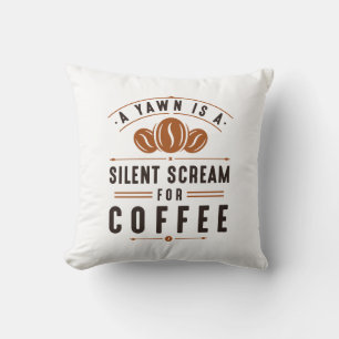 Coffee Yawn Kussen