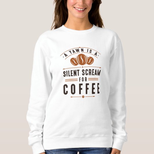 Coffee Yawn Trui (Voorkant)